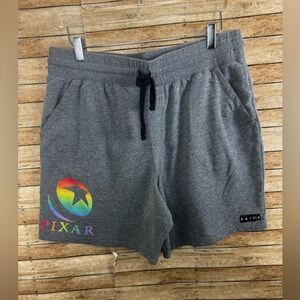 Disney Pixar size L Pride shorts gray